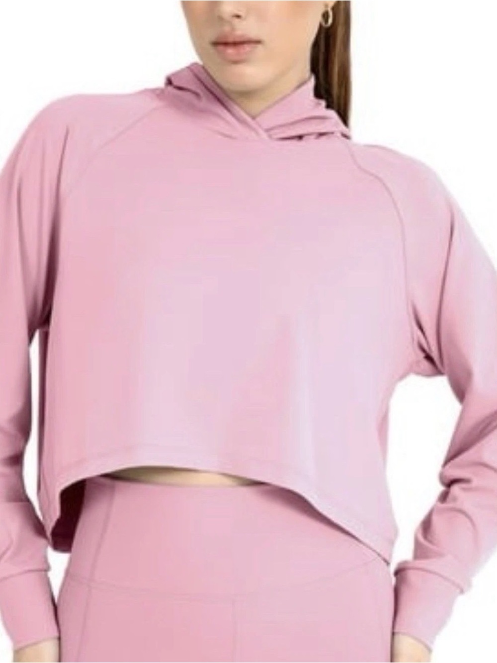 YITTY Active Women S UltraLuxe Cropped Hoodie